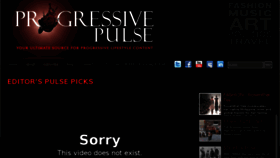 What Progressivepulse.com website looked like in 2016 (7 years ago)