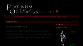 What Platinumonly.com website looked like in 2016 (7 years ago)