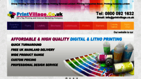 What Printvillage.co.uk website looked like in 2016 (7 years ago)