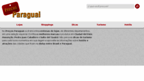 What Precosparaguai.com.br website looked like in 2016 (7 years ago)