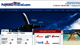 What Payless4travel.com website looked like in 2016 (7 years ago)