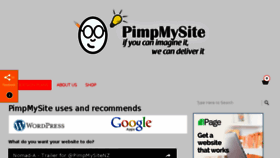 What Pimpmysite.co.nz website looked like in 2016 (7 years ago)