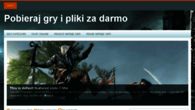 What Pobierajgry.pl website looked like in 2016 (7 years ago)