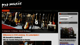 What Promusic-shop.de website looked like in 2016 (7 years ago)