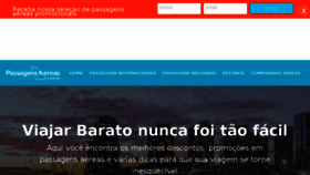 What Passagensaereas.com.br website looked like in 2016 (7 years ago)