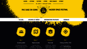 What Passageenseine.org website looked like in 2016 (7 years ago)