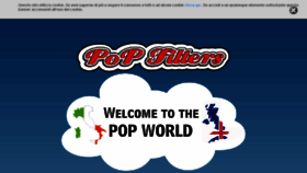 What Popfilters.it website looked like in 2016 (7 years ago)