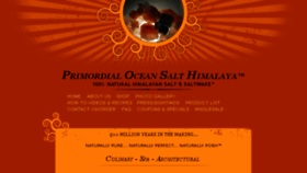 What Poshsalt.com website looked like in 2016 (7 years ago)