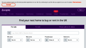 What Pro.zoopla.co.uk website looked like in 2016 (7 years ago)