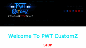 What Pwtcustomz.com website looked like in 2016 (7 years ago)