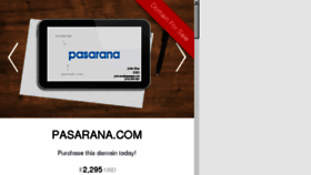 What Pasarana.com website looked like in 2016 (7 years ago)