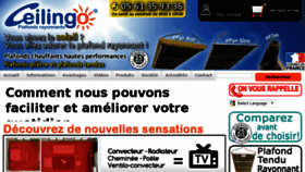What Plafondchauffant.fr website looked like in 2016 (8 years ago)
