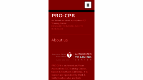 What Pro-cpr.com website looked like in 2016 (7 years ago)
