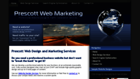 What Prescottwebmarketing.com website looked like in 2016 (7 years ago)