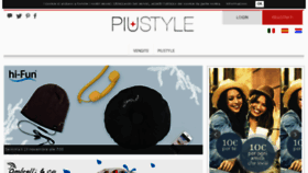 What Piustyle.com website looked like in 2016 (7 years ago)