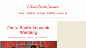 What Photoboothsouvenir.com website looked like in 2016 (7 years ago)