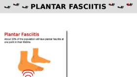 What Plantar-fasciitis.com website looked like in 2016 (7 years ago)