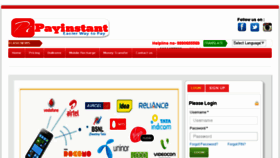 What Payinstant.in website looked like in 2016 (7 years ago)