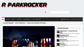 What Parkrocker.net website looked like in 2016 (7 years ago)