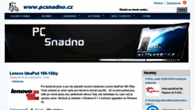 What Pcsnadno.cz website looked like in 2016 (7 years ago)