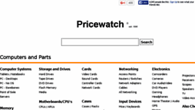 What Pricewatch.com website looked like in 2016 (7 years ago)