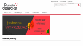 What Planetadziecka.pl website looked like in 2016 (7 years ago)