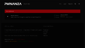 What Pwnanza.com website looked like in 2016 (7 years ago)