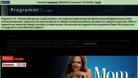 What Programmitv.com website looked like in 2016 (9 years ago)