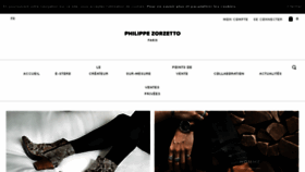 What Philippezorzetto.com website looked like in 2016 (7 years ago)