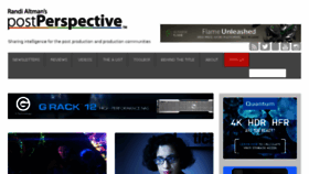 What Postperspective.com website looked like in 2016 (7 years ago)