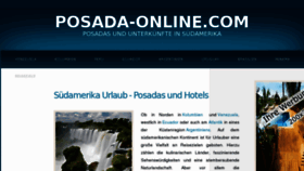 What Posada-online.com website looked like in 2016 (7 years ago)