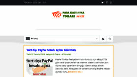 What Parakazanmayollari.net website looked like in 2016 (7 years ago)