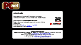 What Pcnet.mg.gov.br website looked like in 2016 (7 years ago)