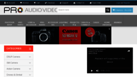 What Proaudiovideo.in website looked like in 2016 (7 years ago)