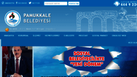 What Pamukkale.bel.tr website looked like in 2016 (7 years ago)