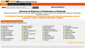 What Portaldelcomercio.com website looked like in 2016 (7 years ago)
