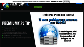 What Premiumy.pl website looked like in 2016 (8 years ago)