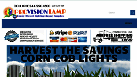What Provisionlamp.com website looked like in 2016 (7 years ago)