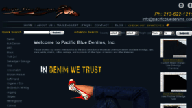 What Pacificbluedenims.com website looked like in 2016 (7 years ago)