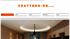 What Pattern-de.com website looked like in 2016 (7 years ago)