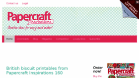 What Papercraftinspirationsmagazine.co.uk website looked like in 2016 (7 years ago)