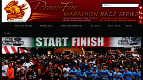 What Prairiefiremarathon.com website looked like in 2016 (7 years ago)