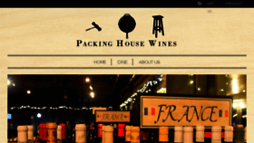 What Packinghousewines.com website looked like in 2016 (9 years ago)