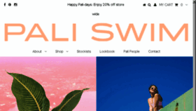 What Paliswim.com website looked like in 2016 (7 years ago)