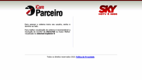 What Parceiro.sky.com.br website looked like in 2016 (7 years ago)