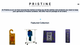 What Pristine.co.uk website looked like in 2016 (7 years ago)