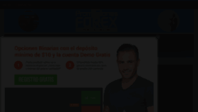 What Promocionesforex.com website looked like in 2016 (7 years ago)