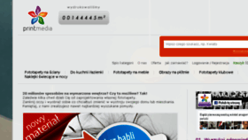 What Printmedia.pl website looked like in 2016 (7 years ago)