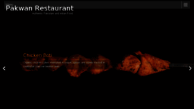 What Pakwanrestaurant.com website looked like in 2016 (7 years ago)