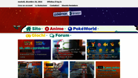 What Pokemontimes.it website looked like in 2016 (7 years ago)